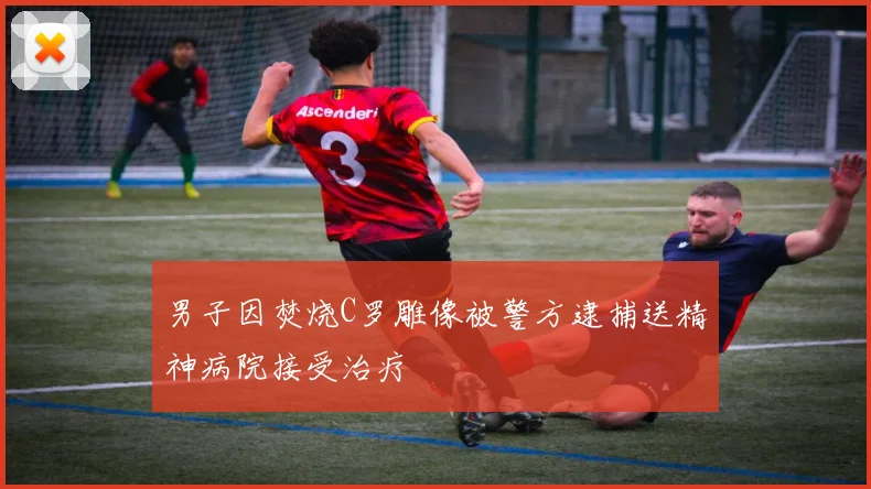 男子因焚烧C罗雕像被警方逮捕送精神病院接受治疗